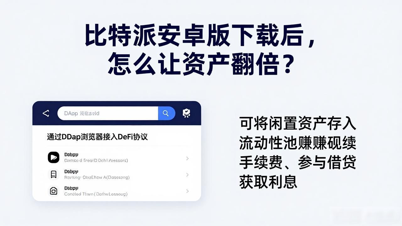 比特派安卓版下载后，怎么让资产翻倍？