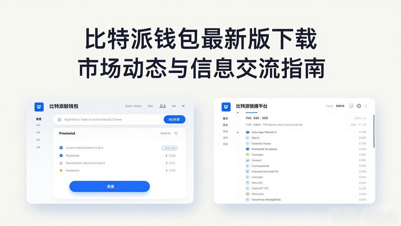 比特派钱包最新版下载 市场动态与信息交流指南