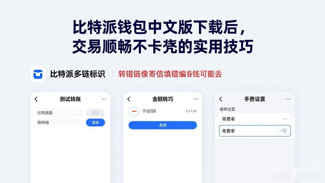 比特派钱包中文版下载后，交易顺畅不卡壳的实用技巧