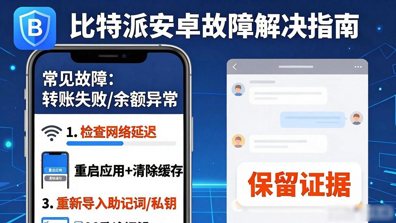 比特派安卓打不开？客服不回怎么办？3步快速解决
