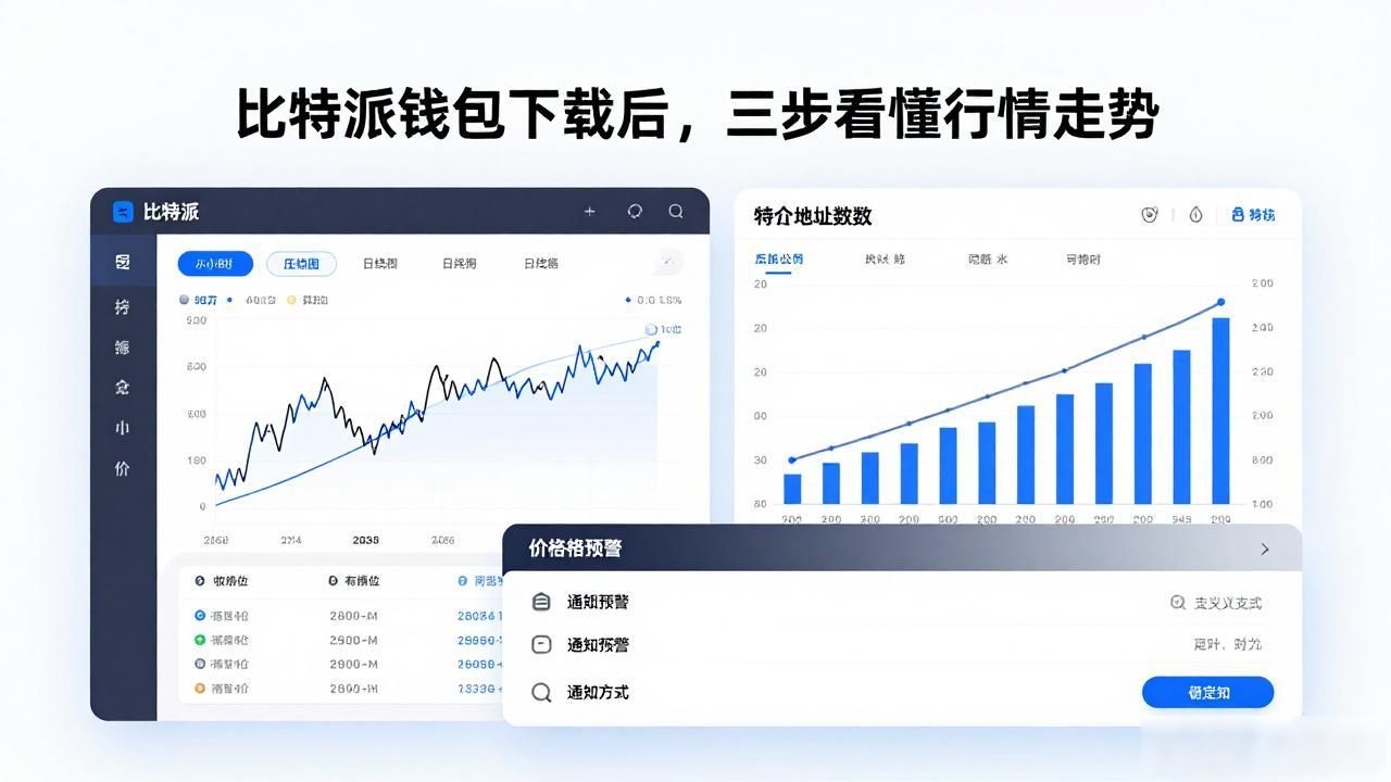 比特派钱包下载后，三步看懂行情走势