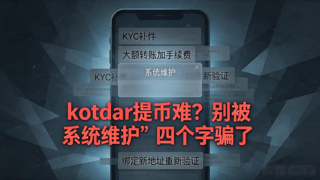 Kotdar平台提现困难_投资者无法提币怎么办_kotdar数字货币交易平台无法提币