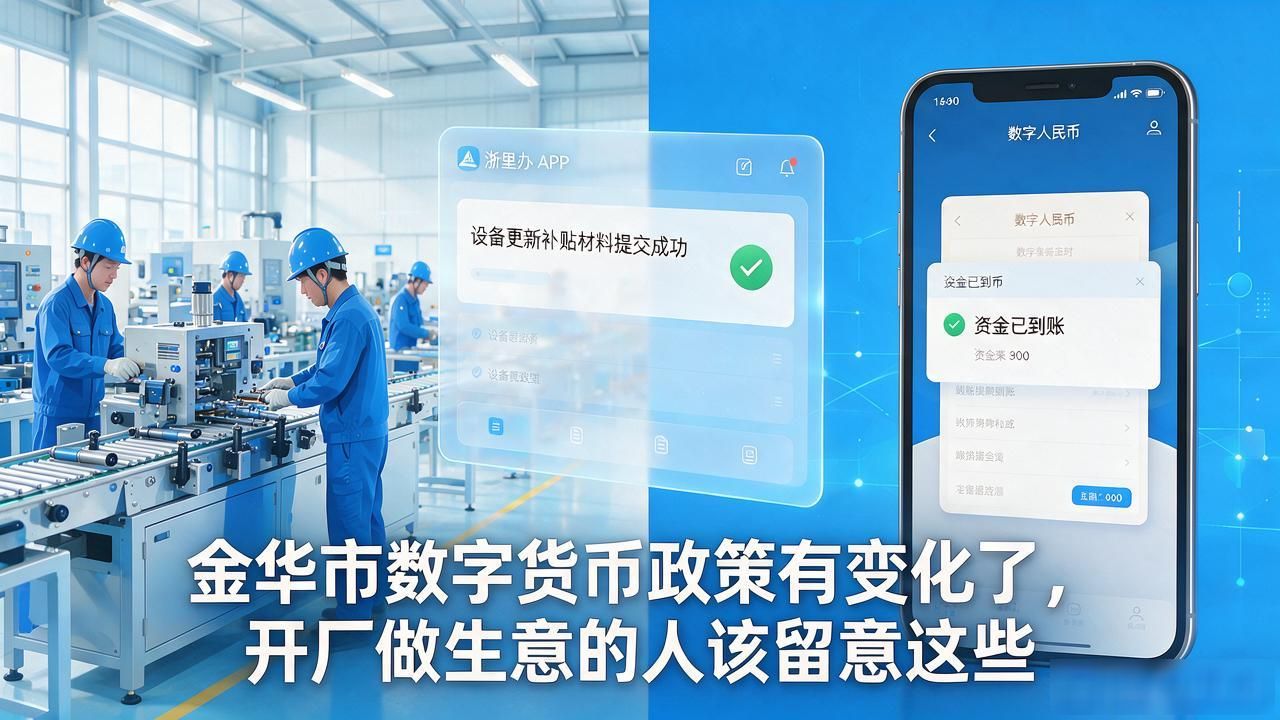 金华数字货币政策_金华市数字货币政策_小企业数字人民币补贴