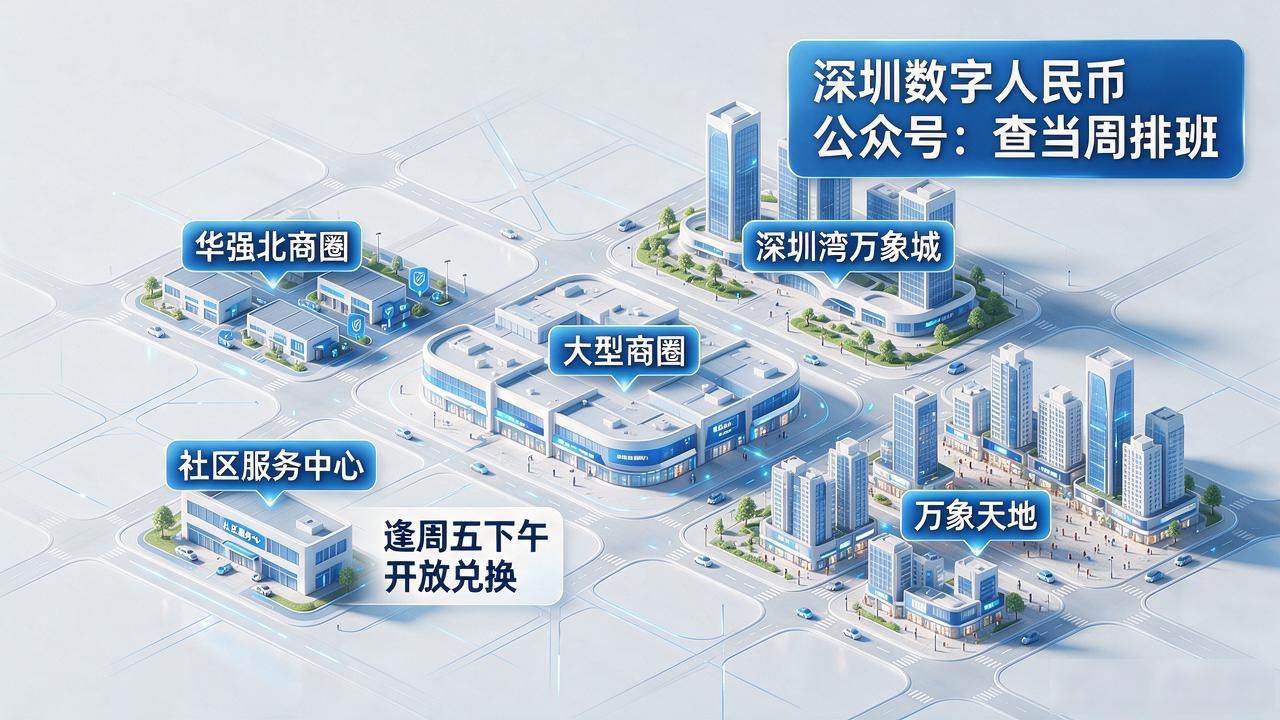 深圳数字货币发放地点全在这，银行社区商圈对照着去不跑空