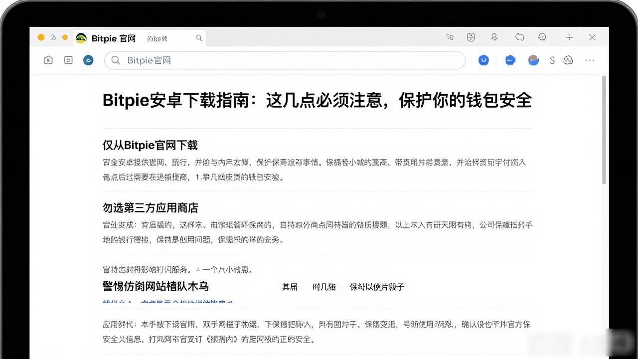 Bitpie钱包安全设置_Bitpie钱包官方下载_安全第一:Bitpie安卓版下载注意事项