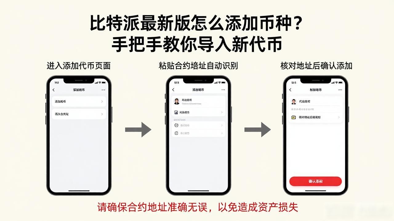 比特派导入代币教程_比特派添加币种方法_如何导入比特派官方下载最新版中的币种?