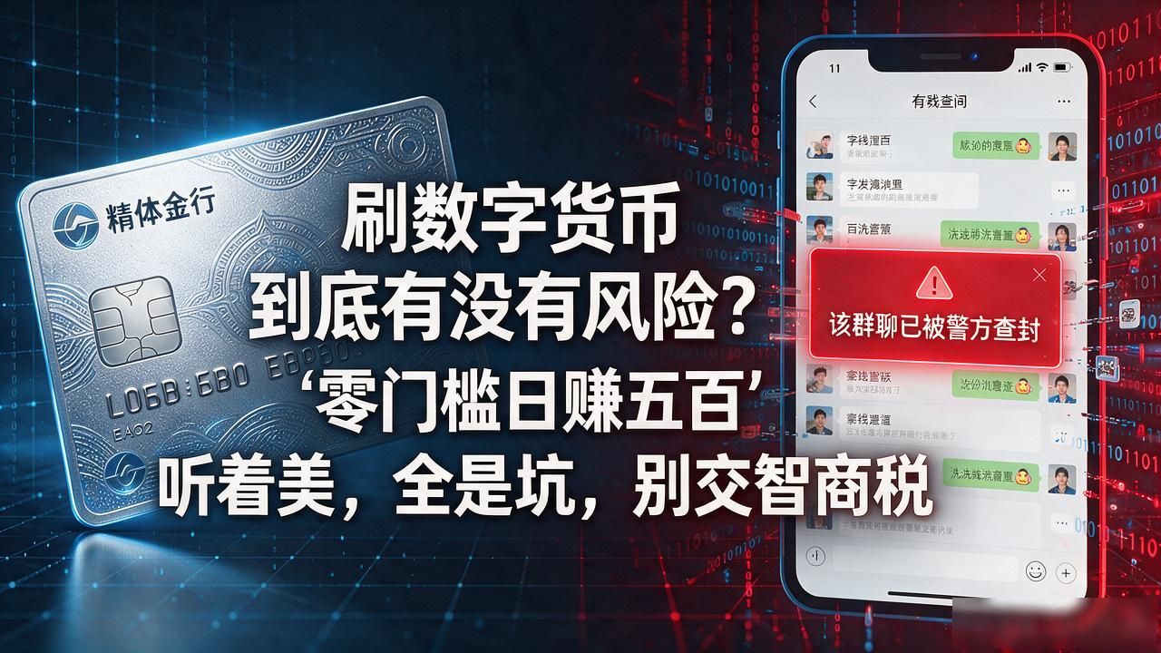 刷数字货币是骗局吗_刷数字货币有风险吗_刷单返币资金盘风险