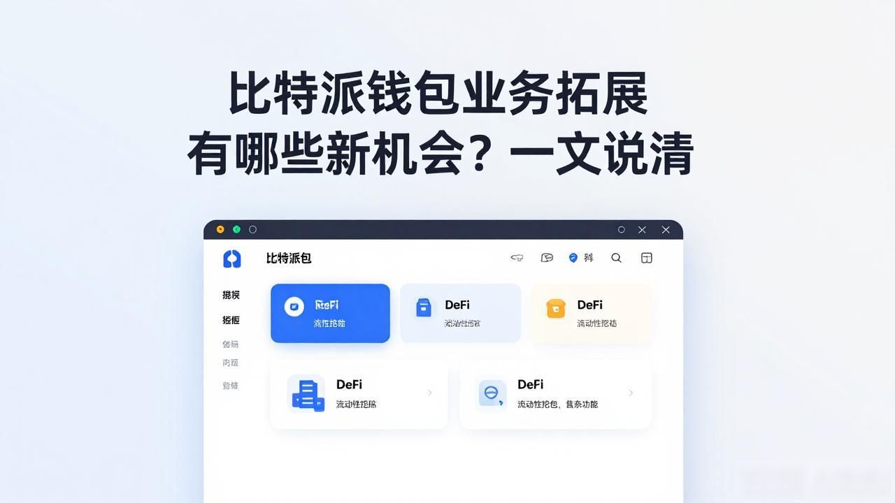 比特派钱包发展路径_比特派钱包平台化演进_比特派钱包的业务拓展与新机会
