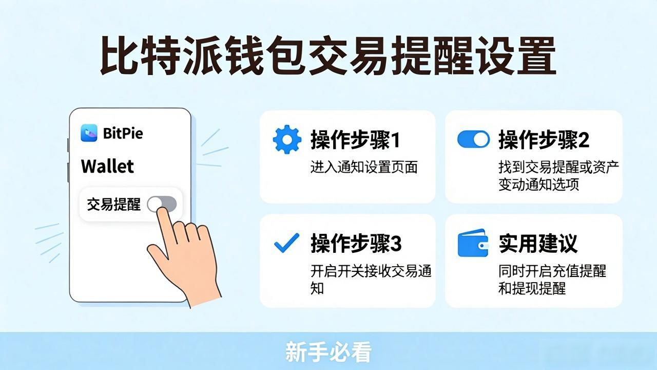 比特派钱包交易提醒设置_比特派钱包资产变动通知开启_下载比特派钱包后,如何在钱包中设置交易提醒?