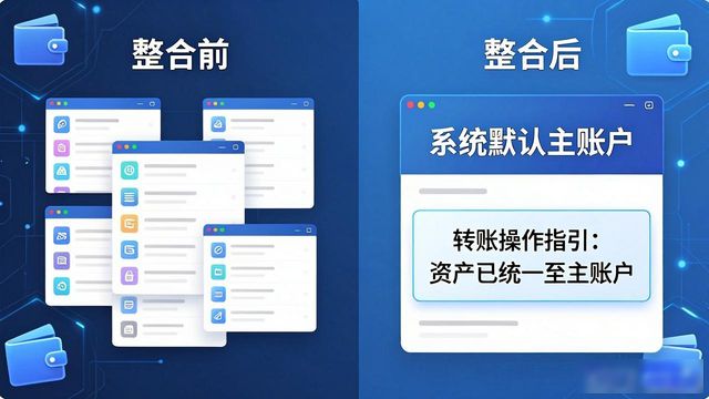 比特派新版钱包 多账户合并教程