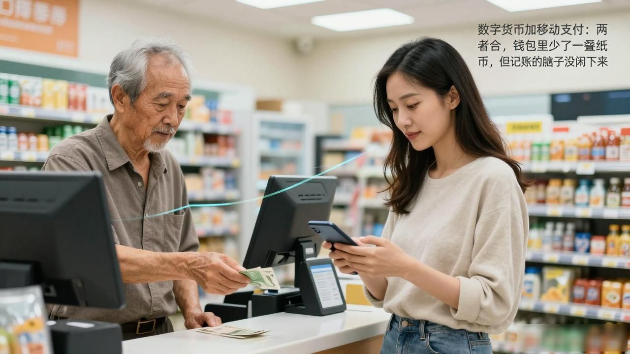 数字货币加移动支付：两者结合，钱包里少了一叠纸币，但记账的脑子没闲下来