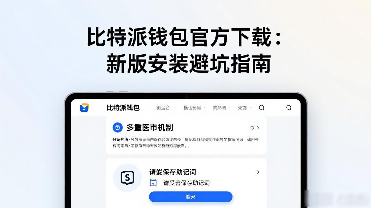 比特派钱包官方下载：新版安装避坑指南