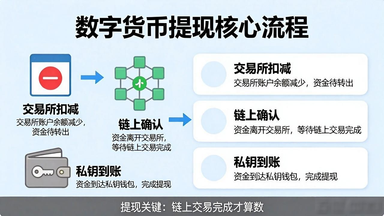 数字货币提现原理图：钱包到银行卡怎么走？