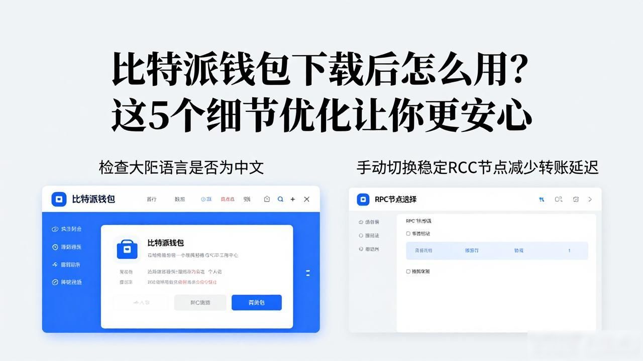 比特派钱包下载后怎么用？这5个细节优化让你更安心
