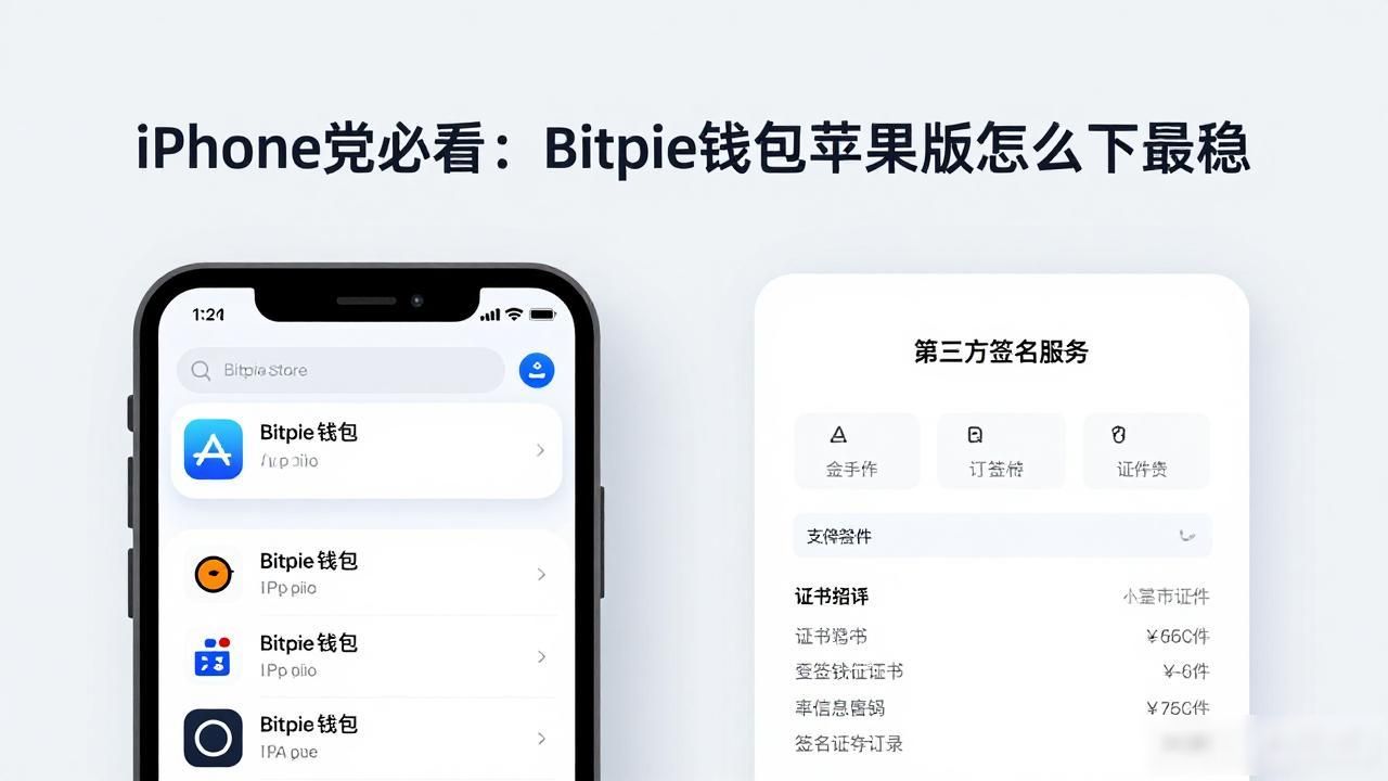 iPhone党必看：Bitpie钱包苹果版怎么下最稳