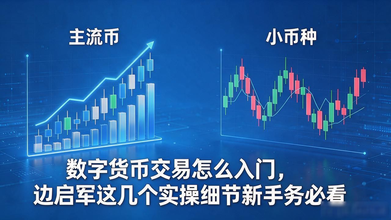 数字货币交易怎么入门，边启军这几个实操细节新手务必看