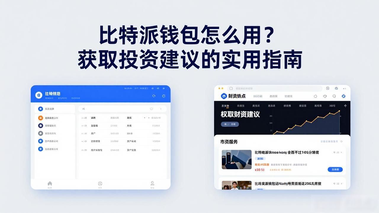 比特派钱包怎么用？获取投资建议的实用指南