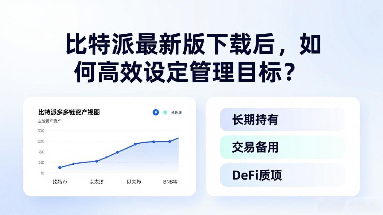 比特派最新版下载后，如何高效设定管理目标？