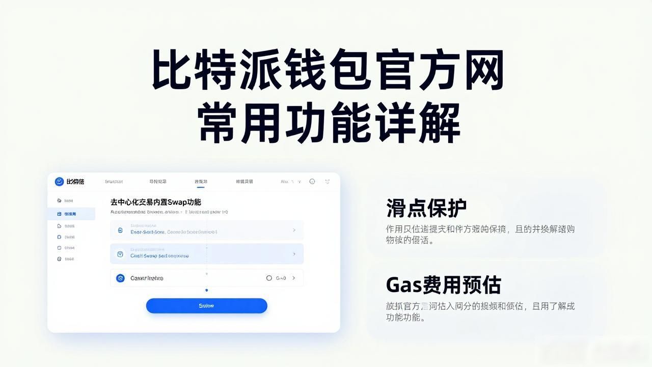 比特派钱包官方网常用功能详解