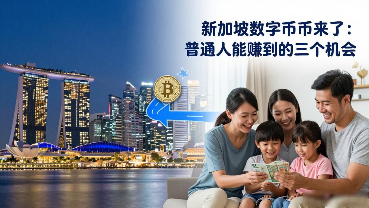 新加坡数字货币来了：普通人能赚到的三个机会