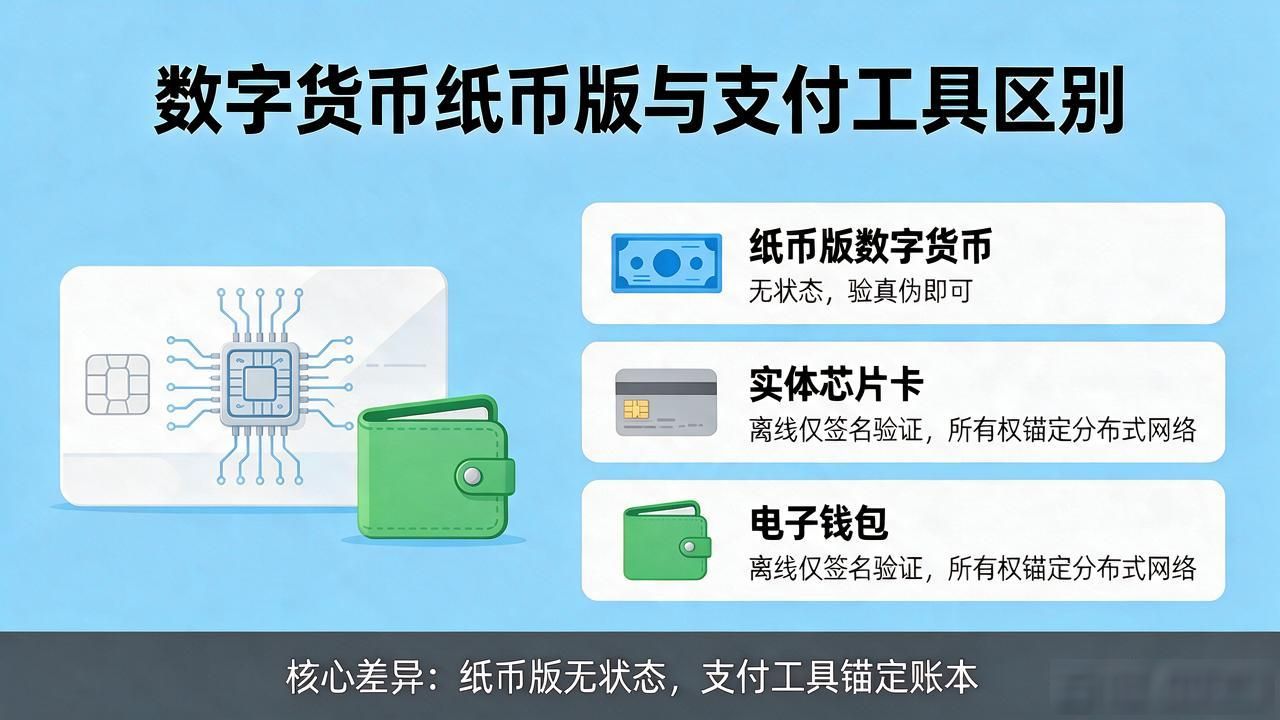 数字货币到底有没有纸币版？实体芯片卡和电子钱包有啥区别