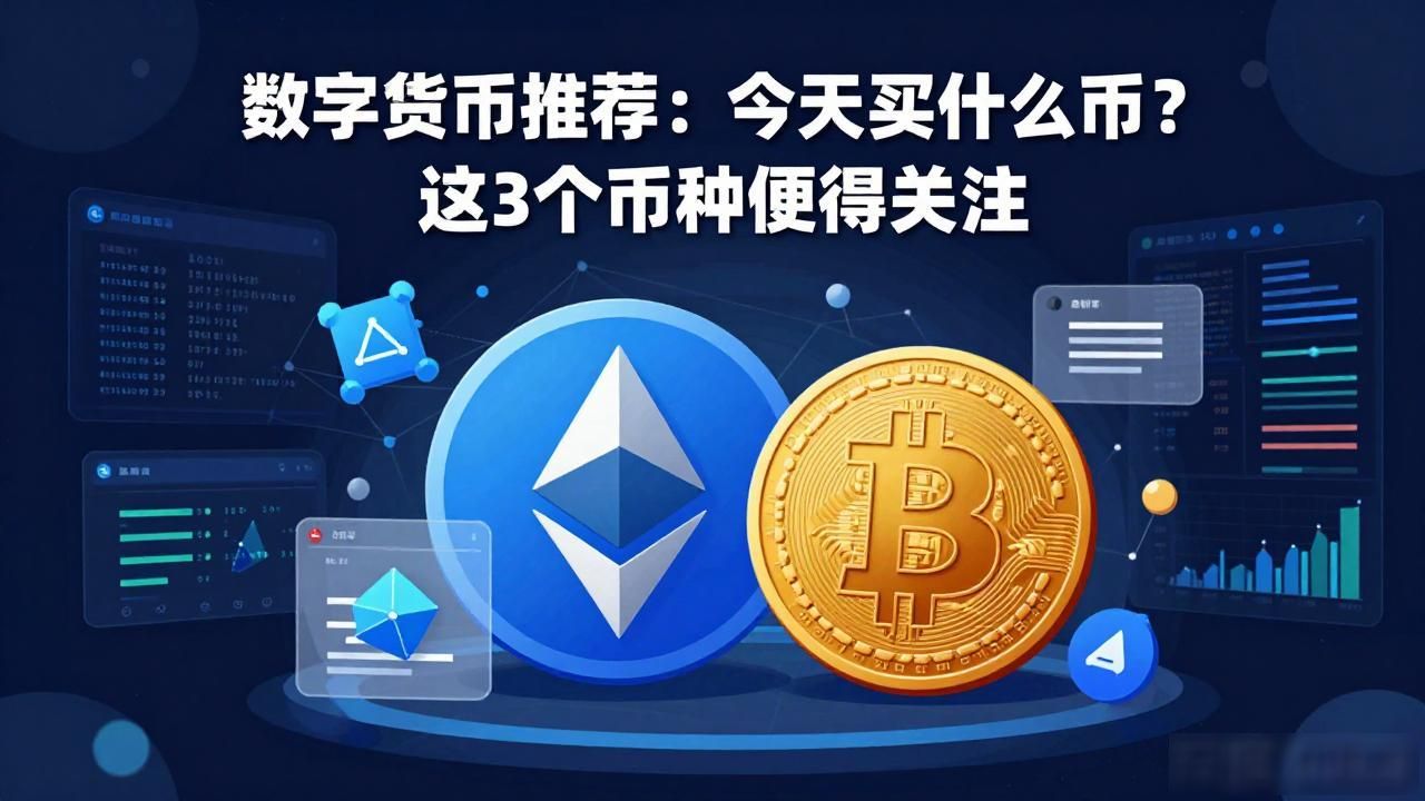 数字货币推荐：今天买什么币？这3个币种值得关注
