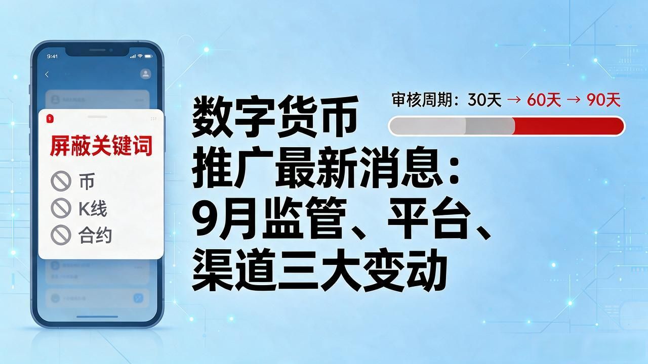 数字货币推广最新消息：9月监管、平台、渠道三大变动