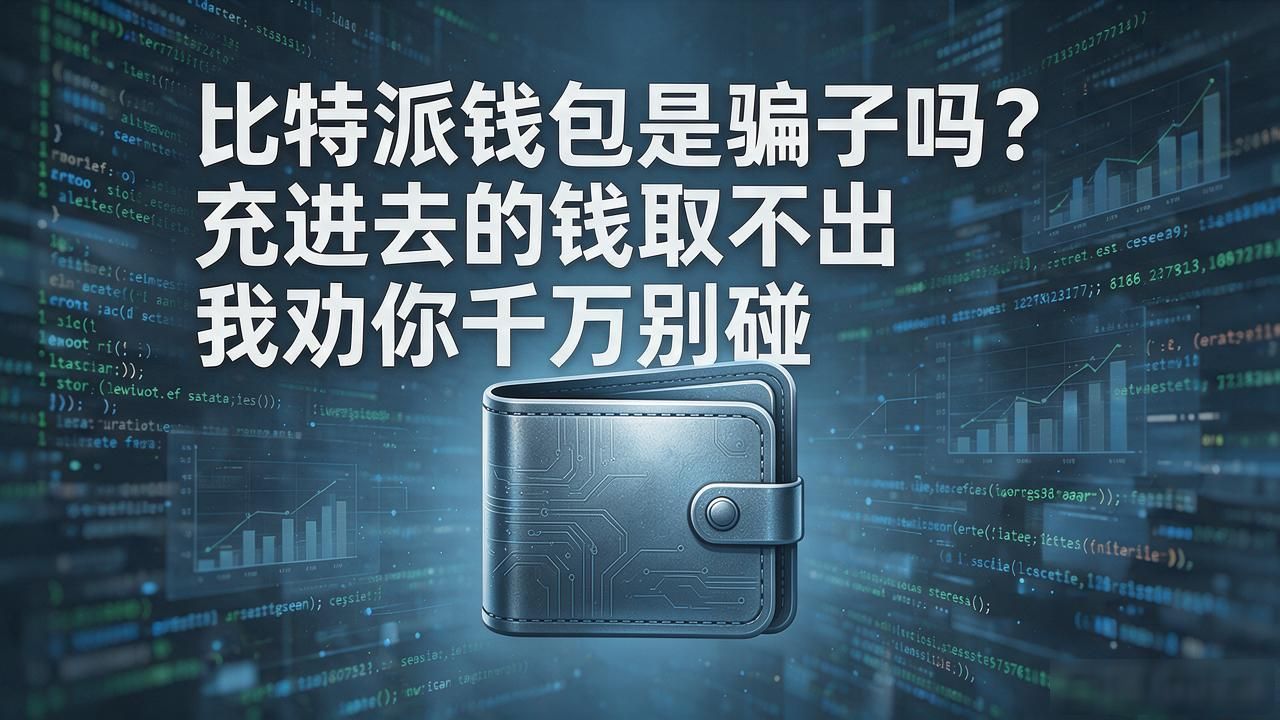 比特派钱包是骗子吗？充进去的钱取不出我劝你千万别碰