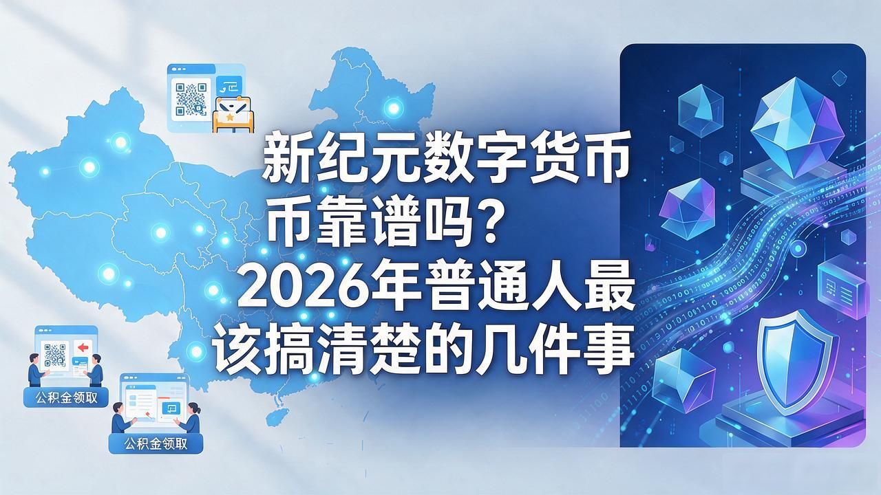 新纪元数字货币靠谱吗？2026年普通人最该搞清楚的几件事