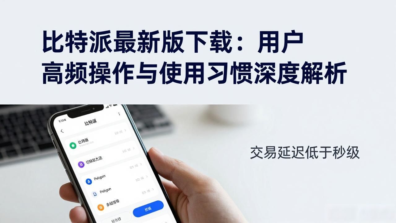 比特派最新版下载：用户高频操作与使用习惯深度解析