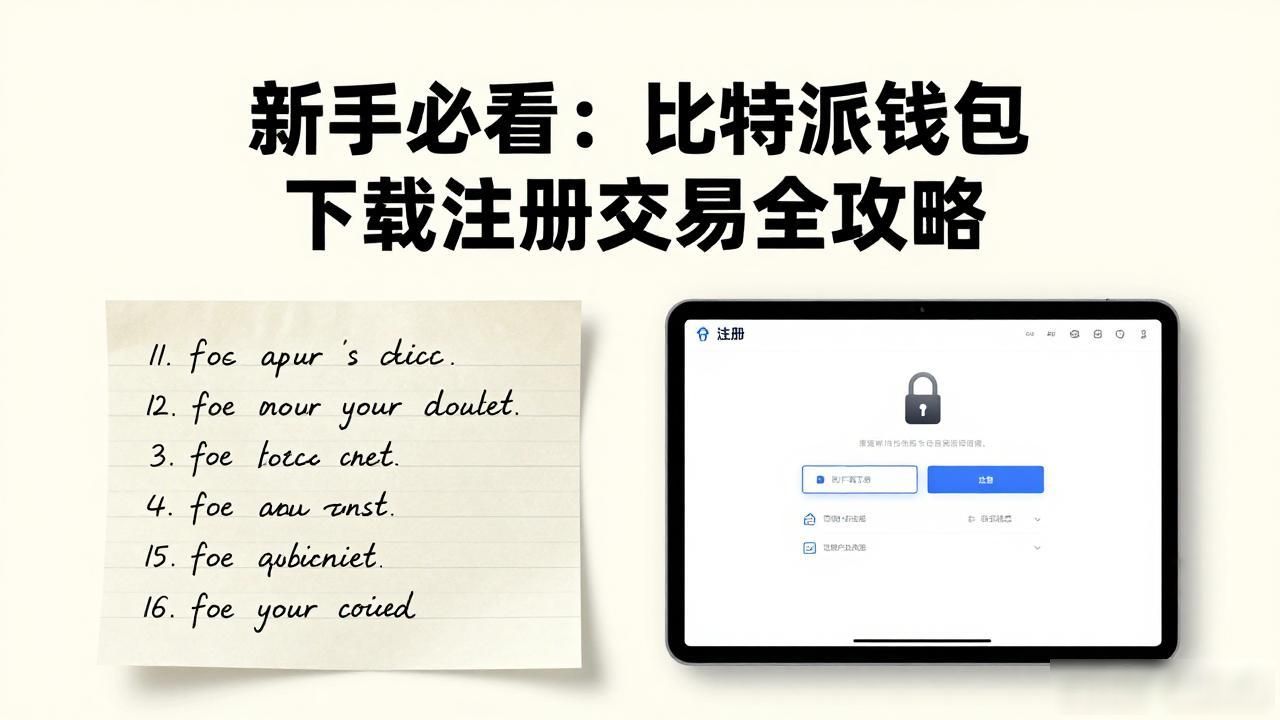 新手必看：比特派钱包下载注册交易全攻略