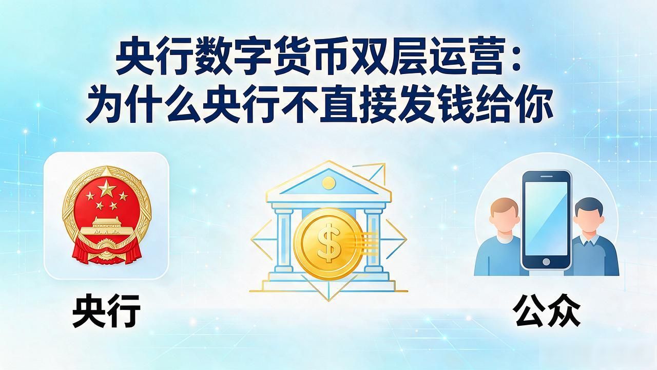 央行数字货币双层运营：为什么央行不直接发钱给你
