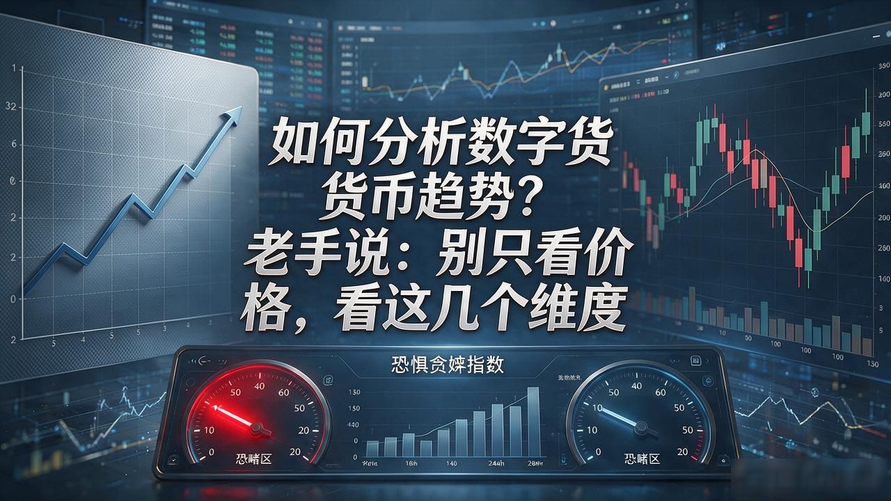 如何分析数字货币趋势？老手说：别只看价格，看这几个维度