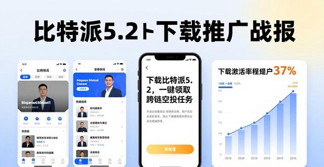 比特派5.2下载推广战报：一个月拉新50万