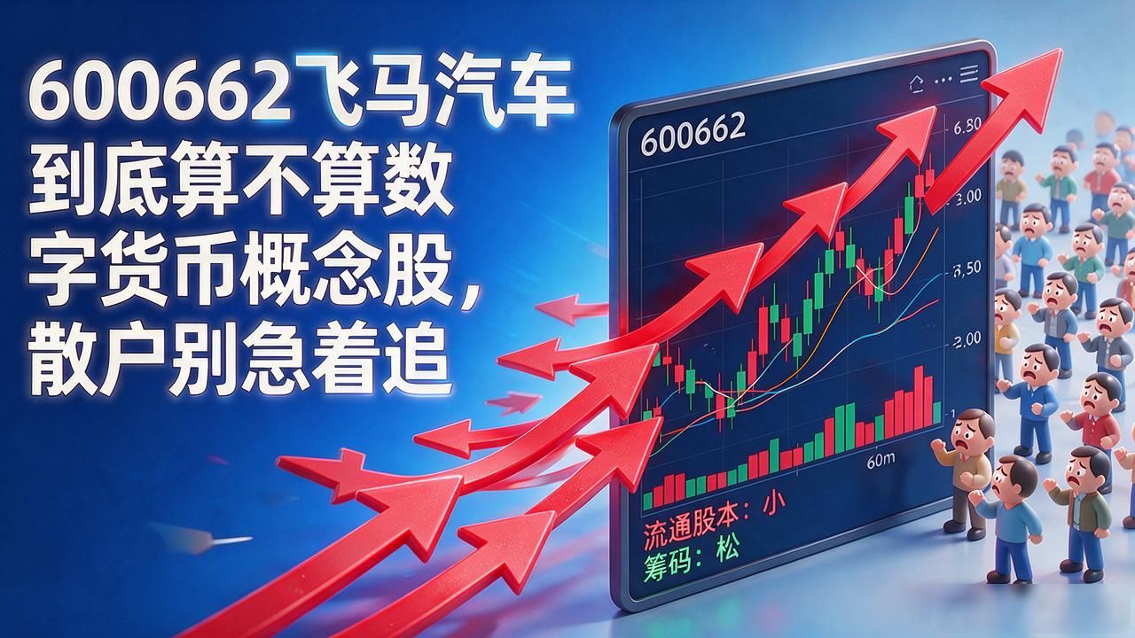 600662飞马汽车到底算不算数字货币概念股，散户别急着追