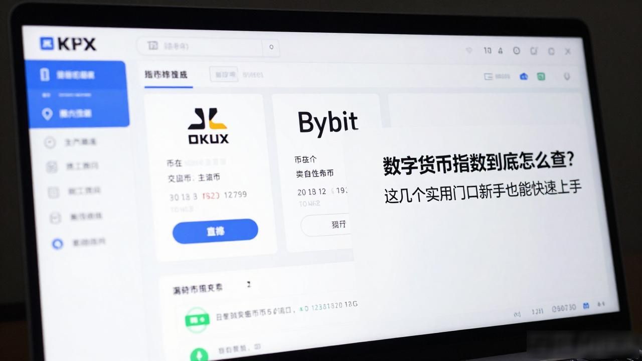 数字货币指数到底怎么查？这几个实用入口新手也能快速上手
