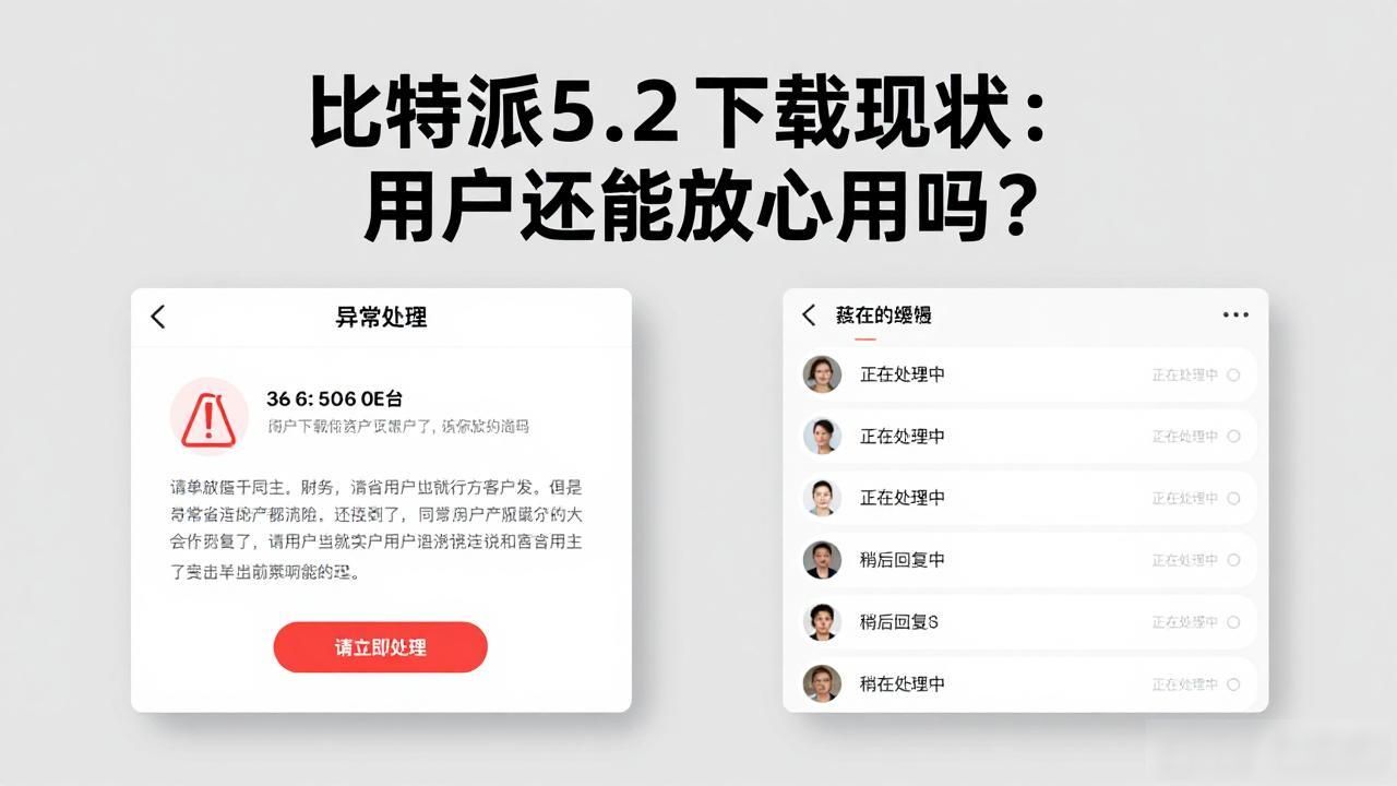 比特派5.2下载现状：用户还能放心用吗？