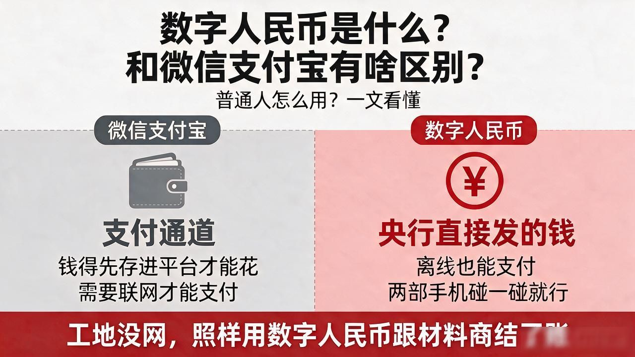 数字中国货币是什么？和微信支付宝有啥区别，普通人怎么用？