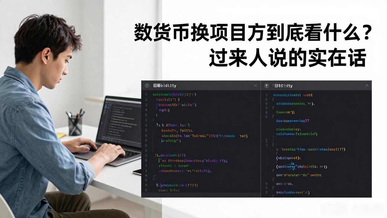 数字货币换项目方到底看什么？过来人说的实在话