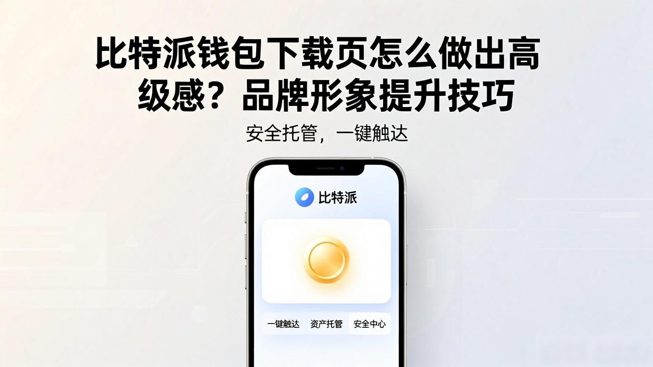 比特派钱包下载页怎么做出高级感？品牌形象提升技巧