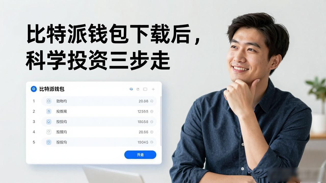 比特派钱包下载后，科学投资三步走